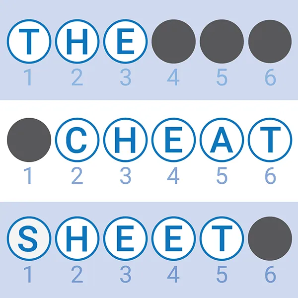 The Cheat Sheet assists with our Focus Group recruitment
